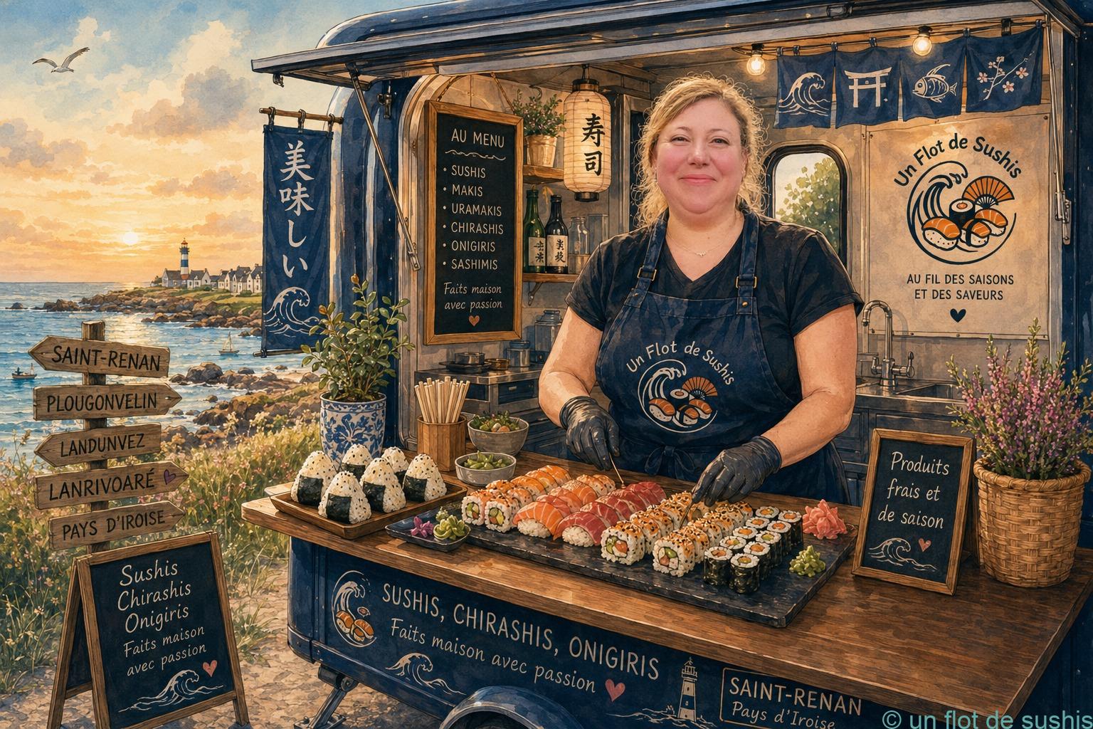 Florence foodtruck sushi